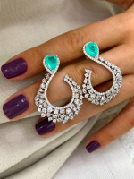 Paraiba Taşlı Küpe